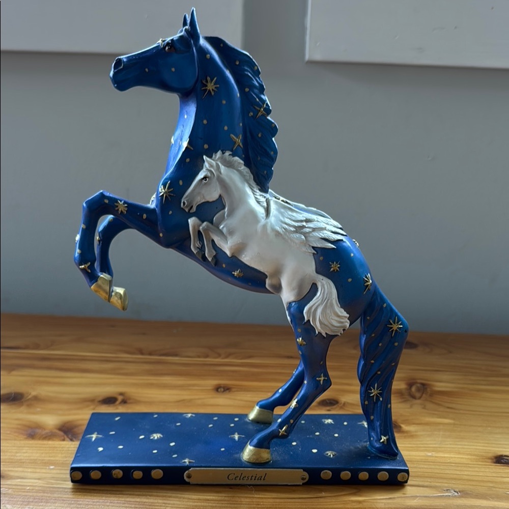 Trail of Painted Ponies “celestial horse figurine excellent like new condition